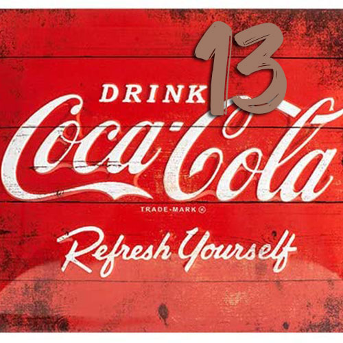 Frank Robinson e il logo Coca Cola