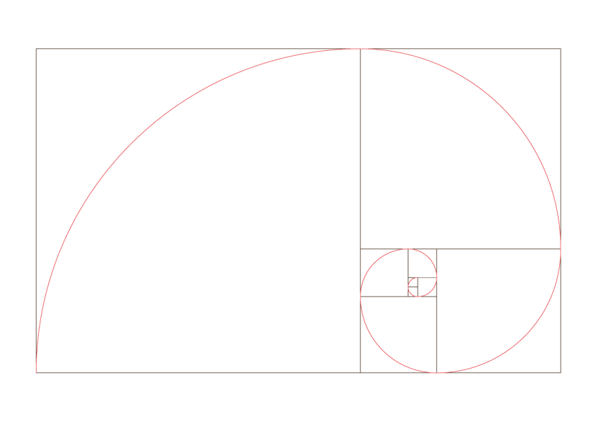 sezione aurea - spirale
